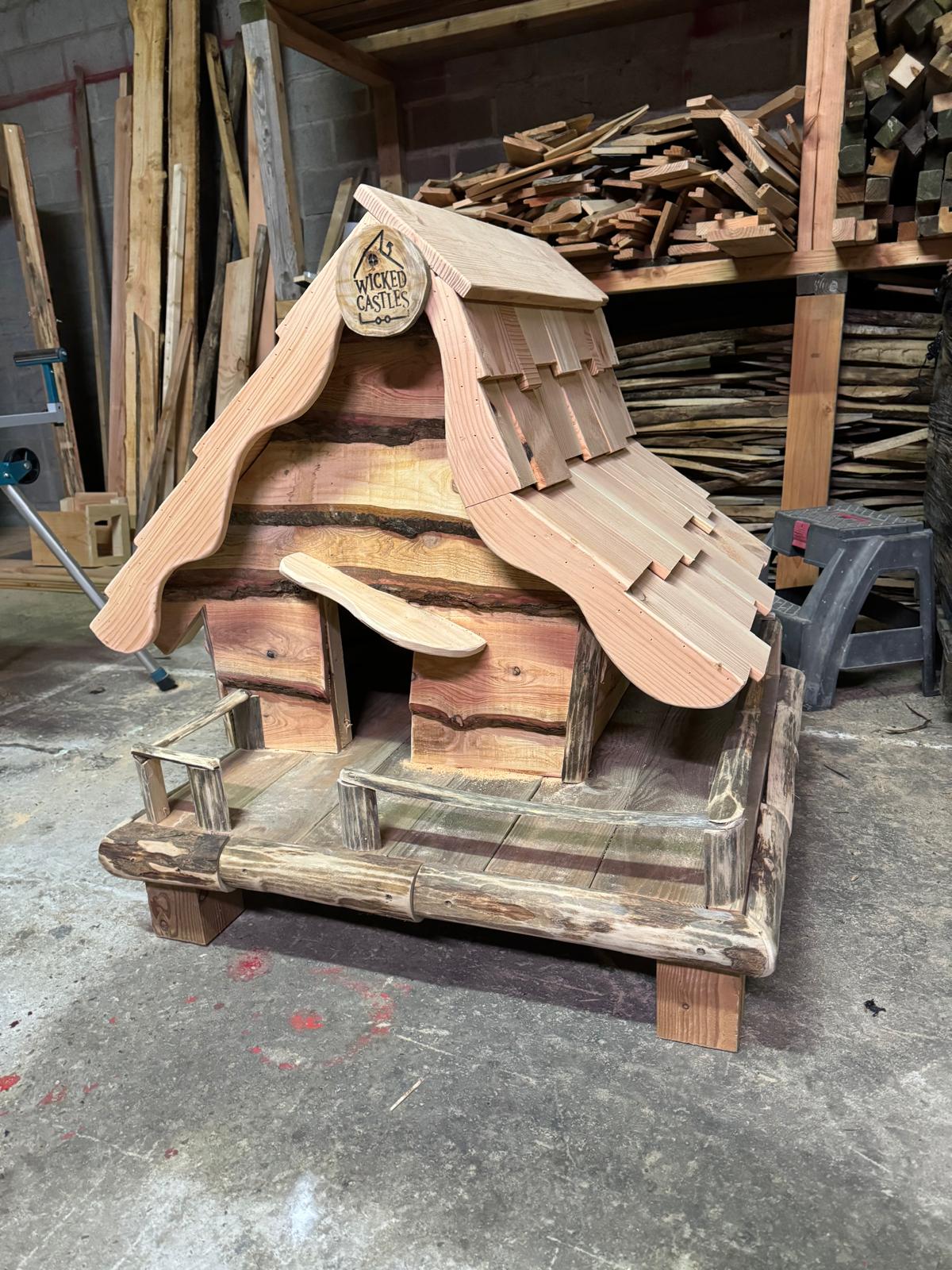 Kippenhok in het atelier